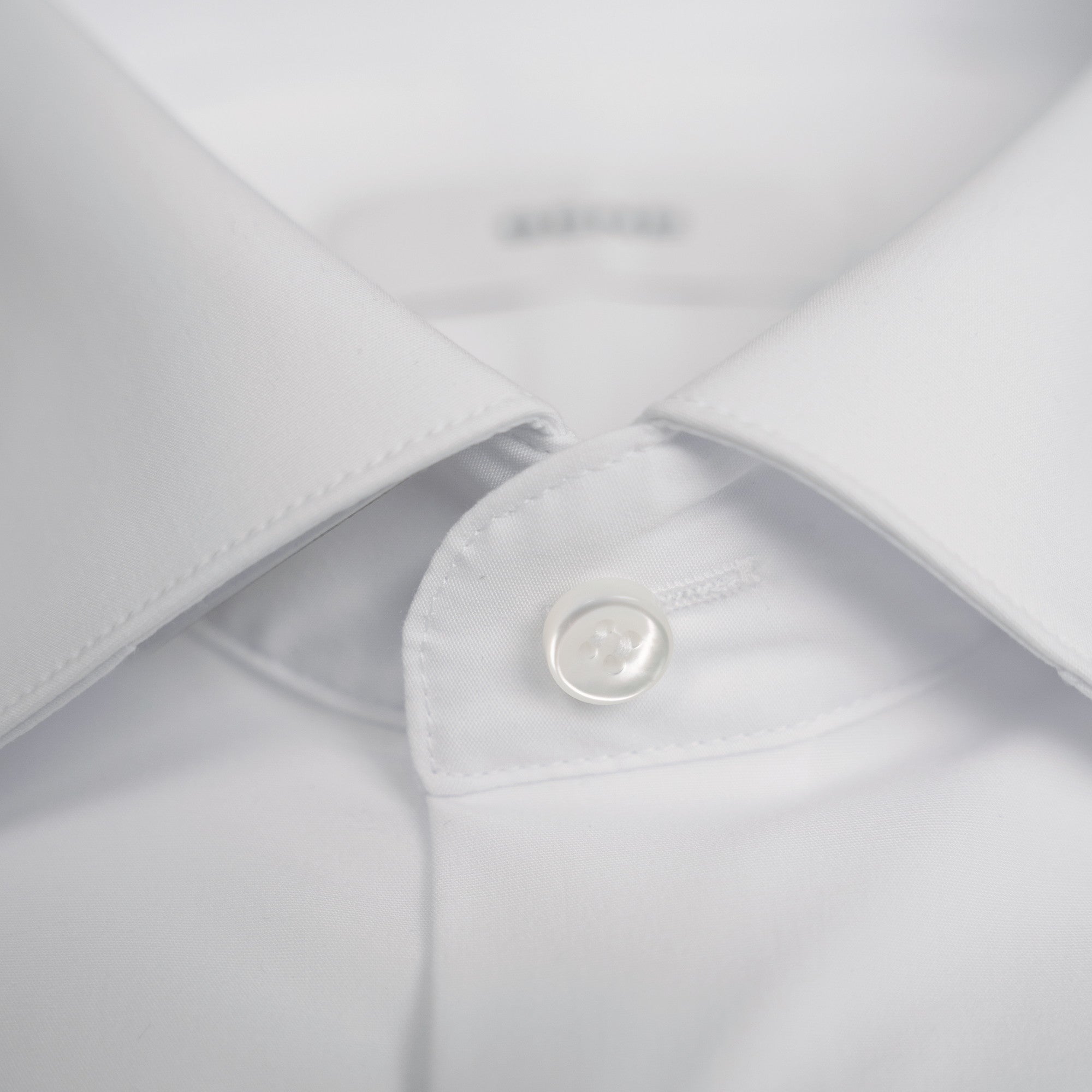 Custom Bespoke Tailored Spread Shirt model Guillermo in White