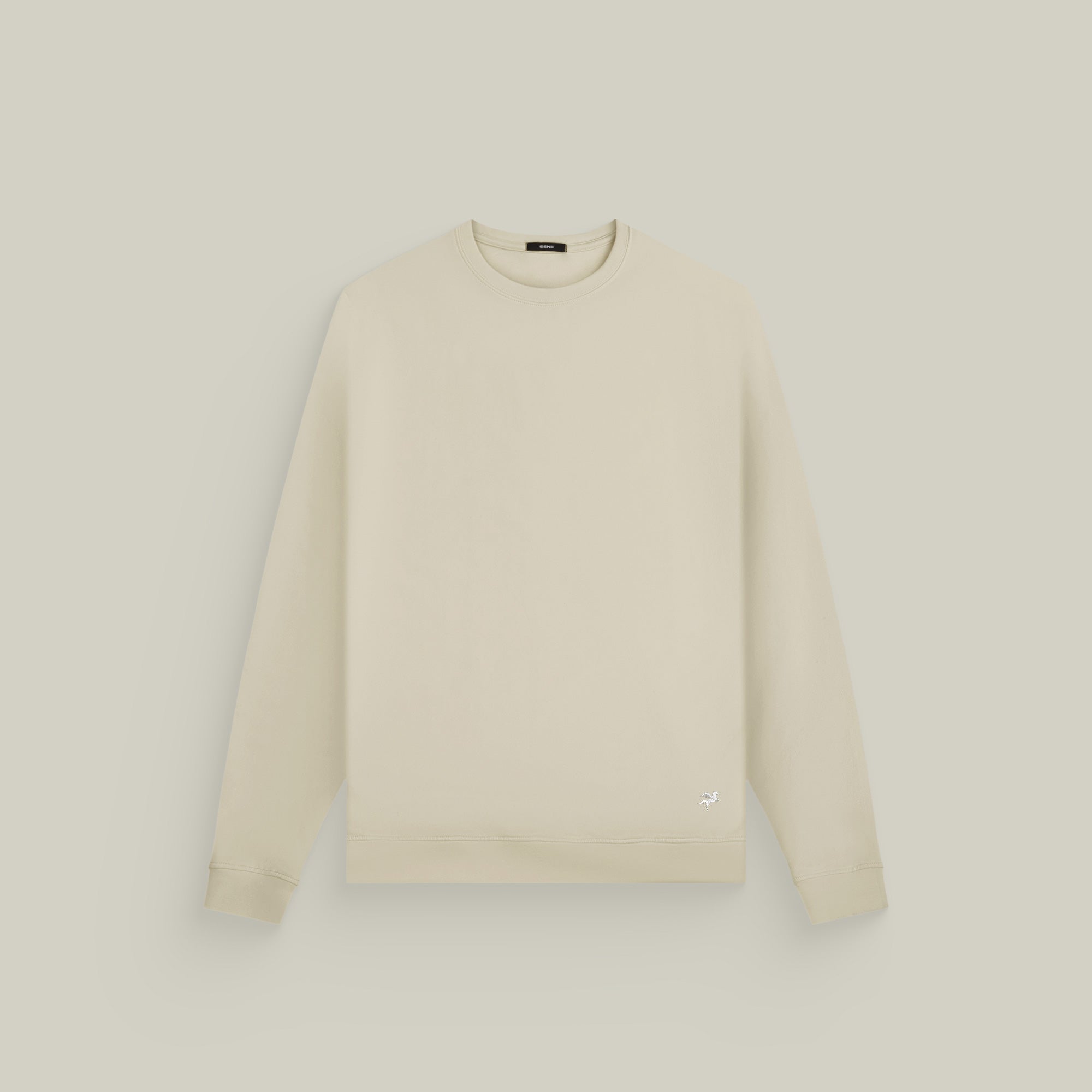 Cumulus Crew Pullover model Matteo in Villa Stone