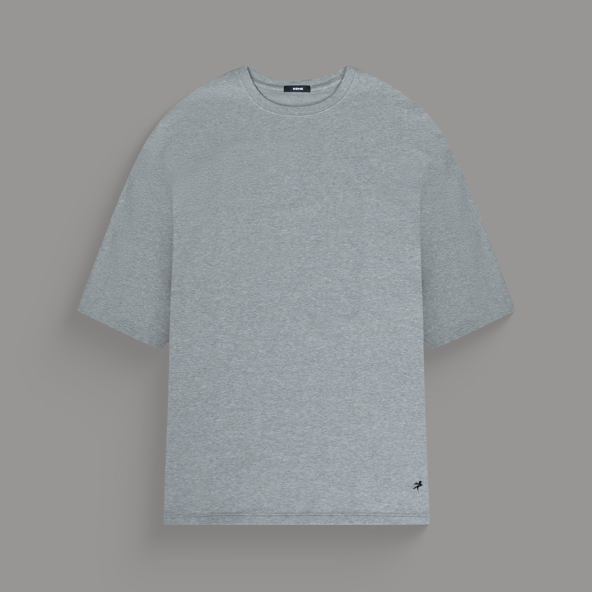 Tags:(6'0" - 180 lbs) custom t-shirt tee model Tyler in Heather Gray