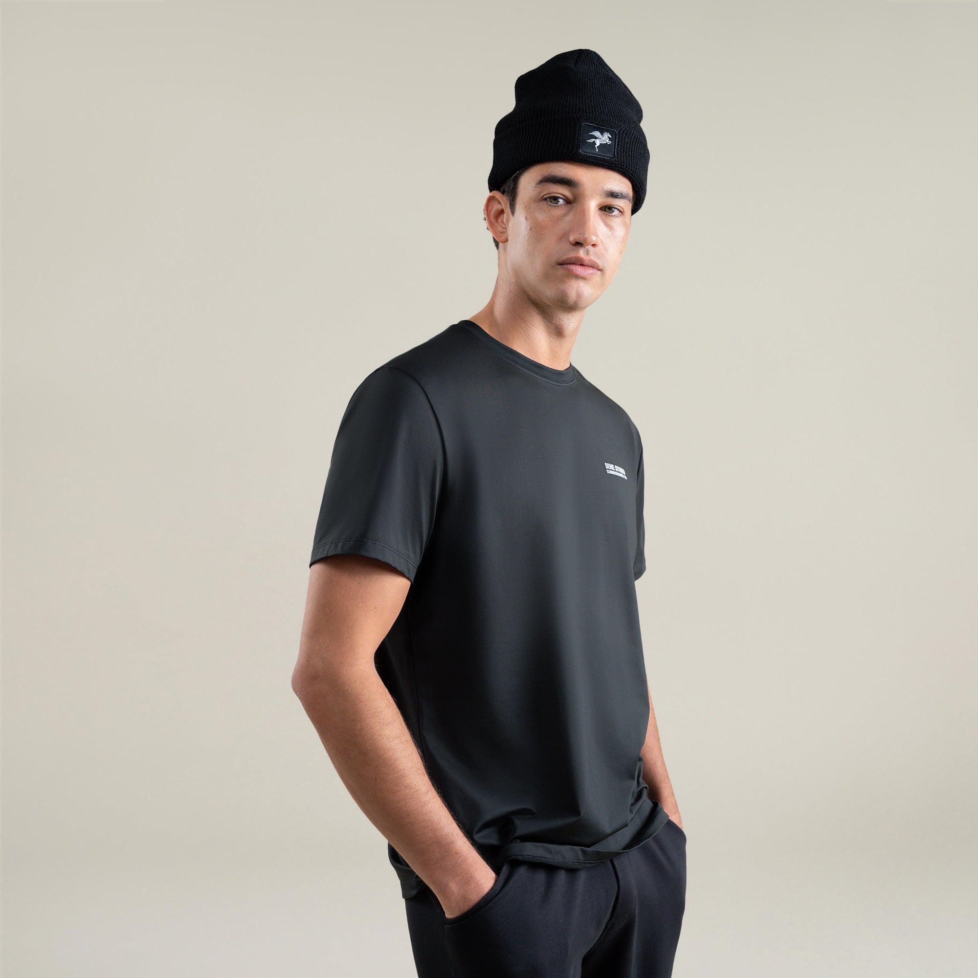 Tags:(Large | 6'1" - 165) Custom t-shirt tee model Jessey in Black