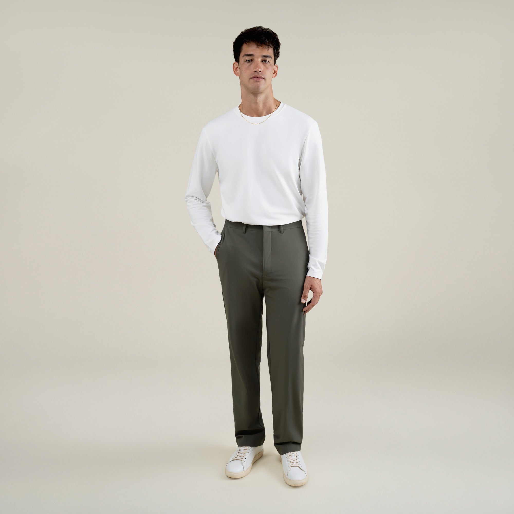 Tags:(Large | 6'1" - 165) Custom Peak Lapel Tuxedo model Jessey in Olive