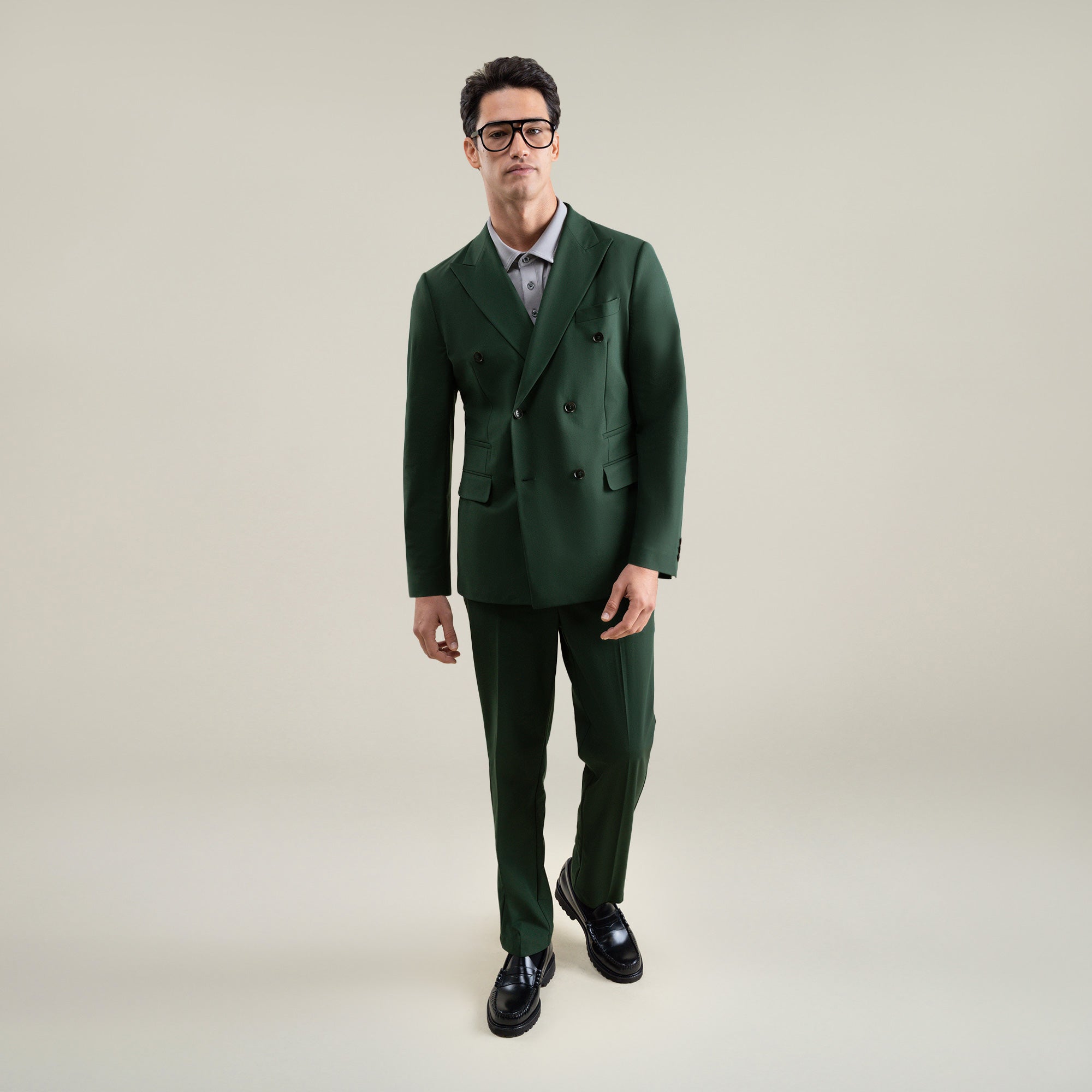 Sene Custom Stretch Suits | Men's Double-Breasted FlexTech Suit