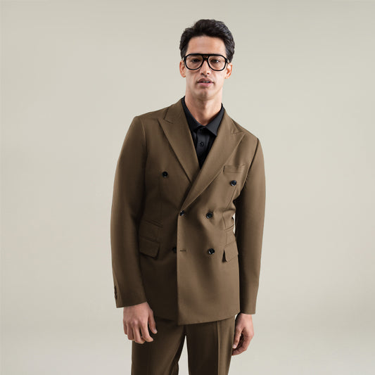 Tags:(6'1"|165) bespoke custom trousers pant chino performance technical model Jessey in Teak