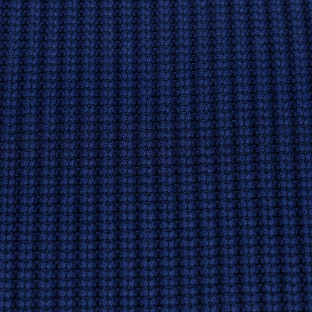 Knit Crewneck Sweater model Tyler in Ultramarine