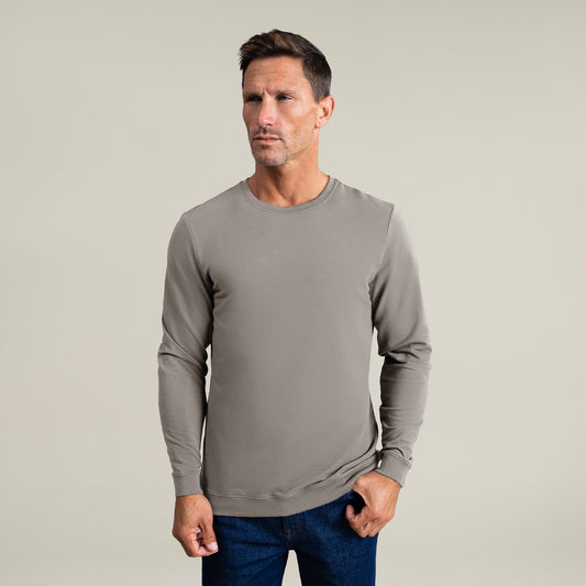 Tags:(6'0" - 180 lbs|Medium) custom pullover model Tyler in Frost Gray