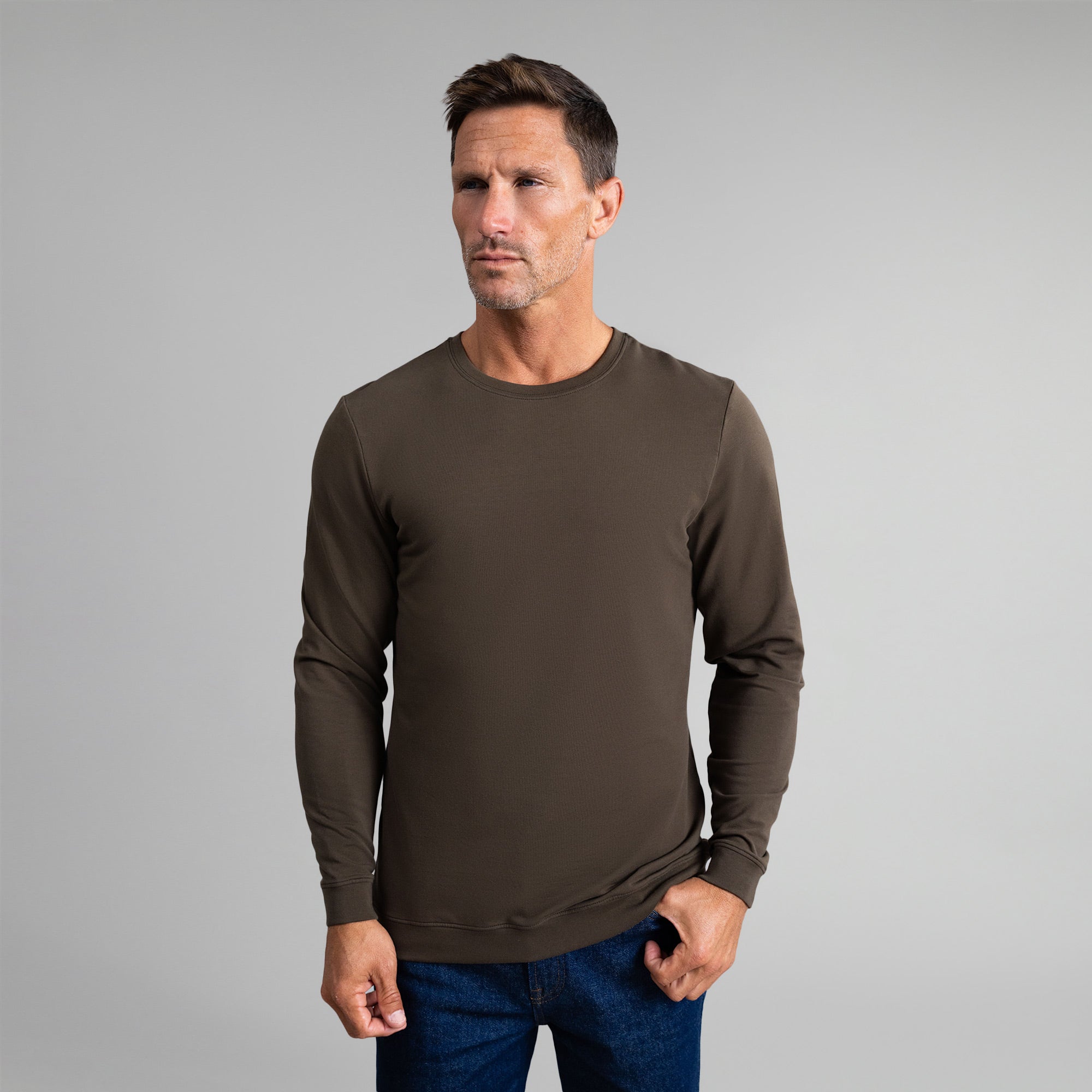 Tags:(6'0" - 180 lbs|Large) custom pullover model Tyler in Umber