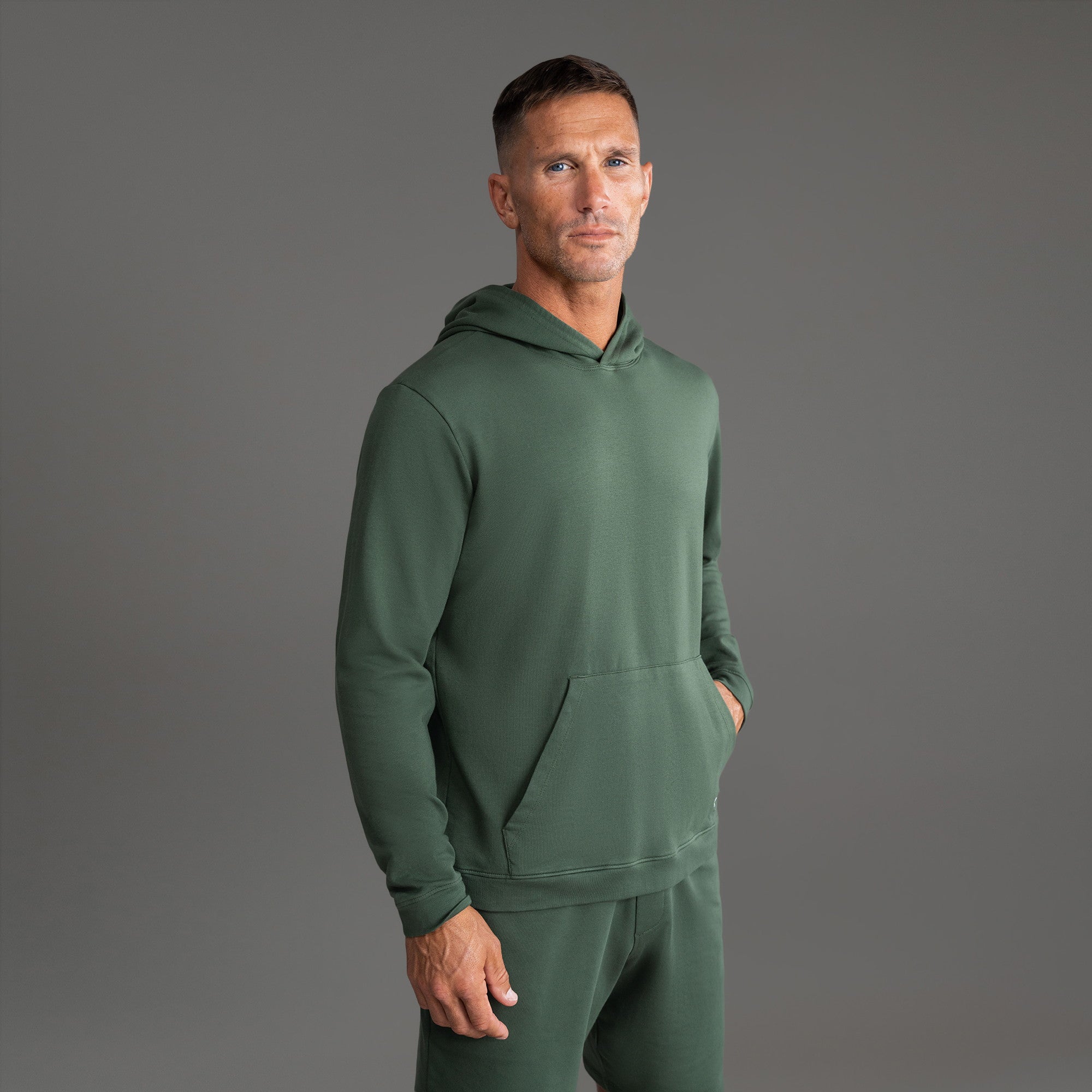 Tags:(6'0" - 180 lbs|Large) custom hoodie model Tyler in Moss