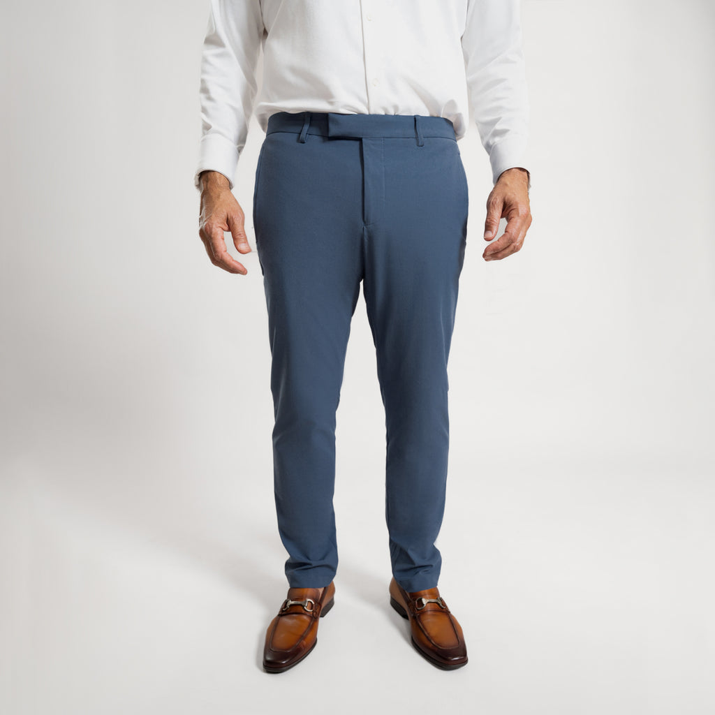 bespoke custom trousers pant chino performance technical model Guillermo in Marina