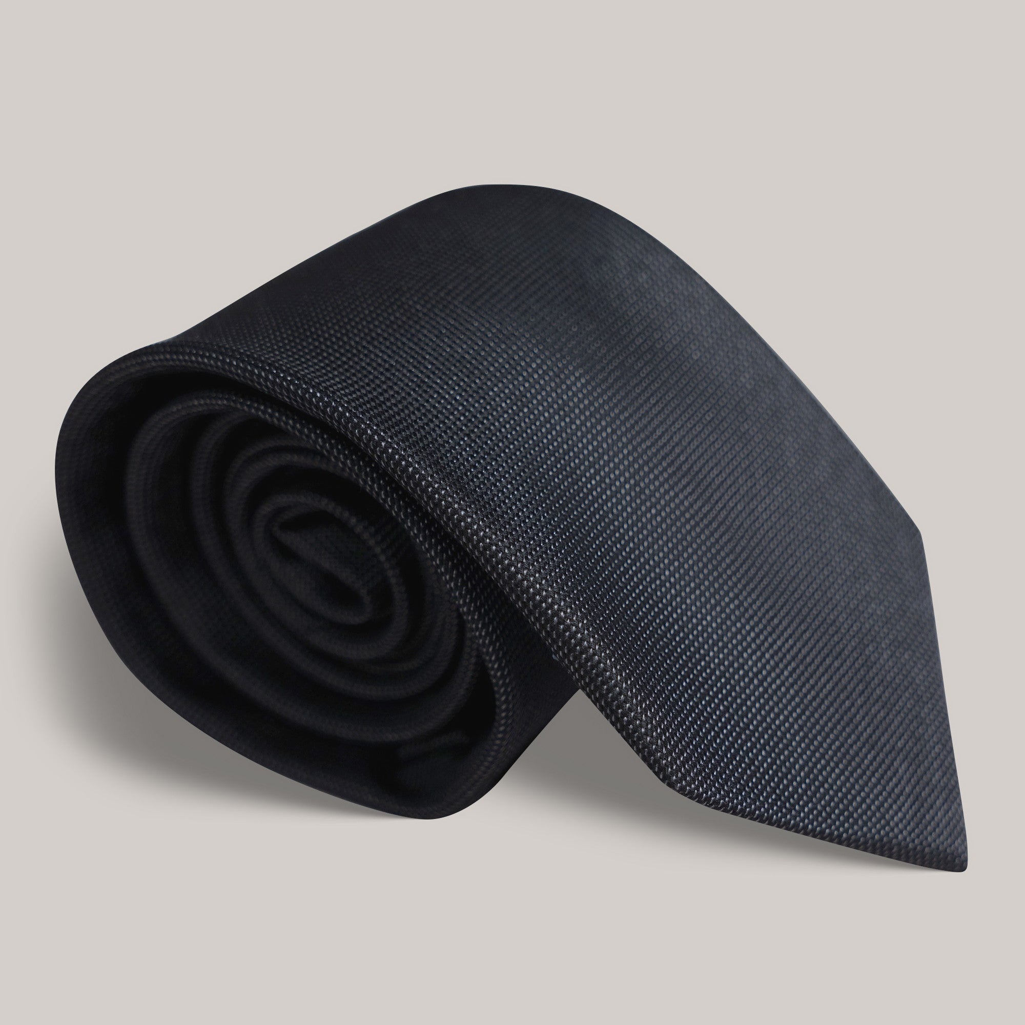 mens custom silk tie model Tyler in Gray