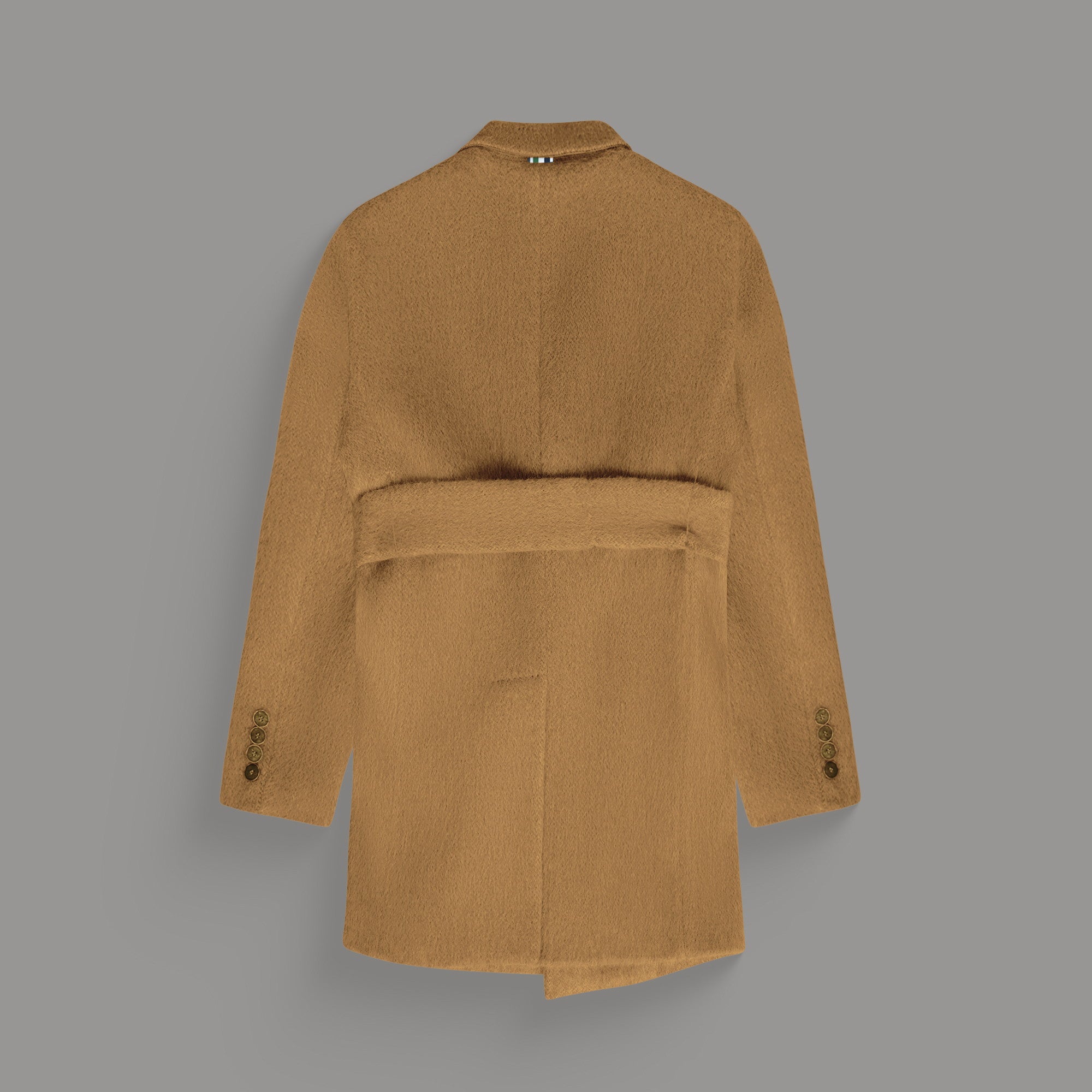Tags:(6'0"|180 lbs) Bespoke custom linen men's suit los angeles model Tyler in  Camel