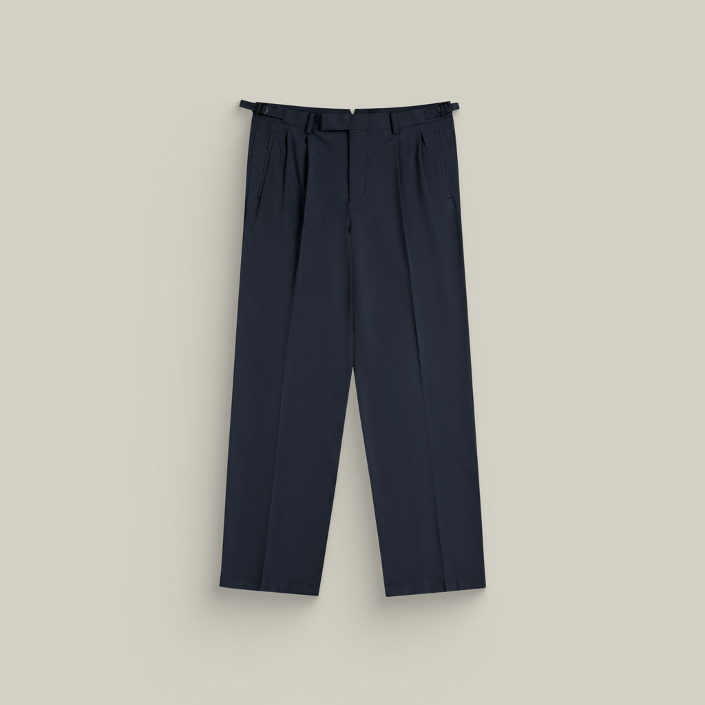 Wide Leg Ford FlexTech Trouser model Matteo in Charcoal