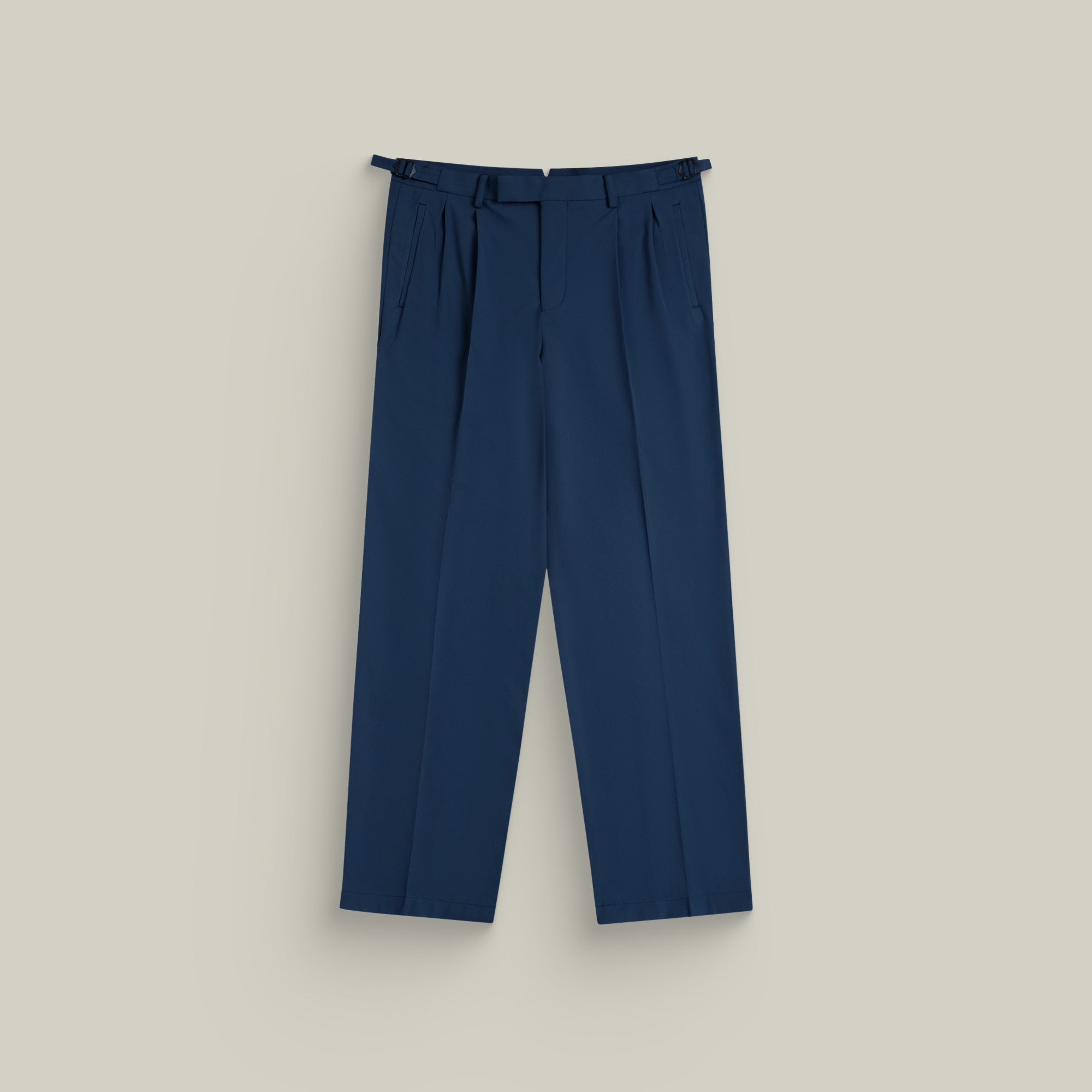 Wide Leg Ford FlexTech Trouser model Matteo in Nautical Blue