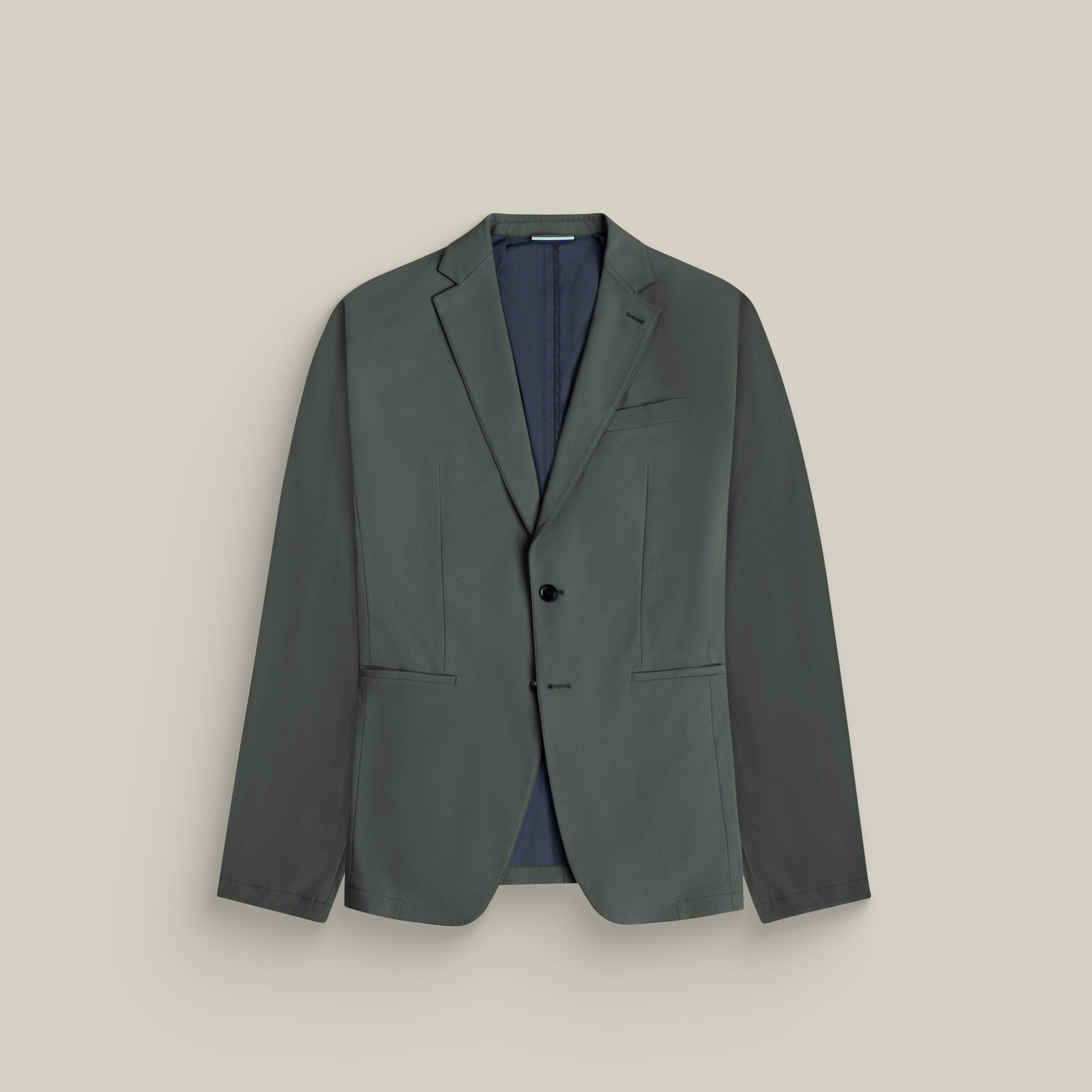 Tags:(6'1"|165) Bespoke custom athleisure technical athletic stretch suit los angeles model Jessey in Pebble