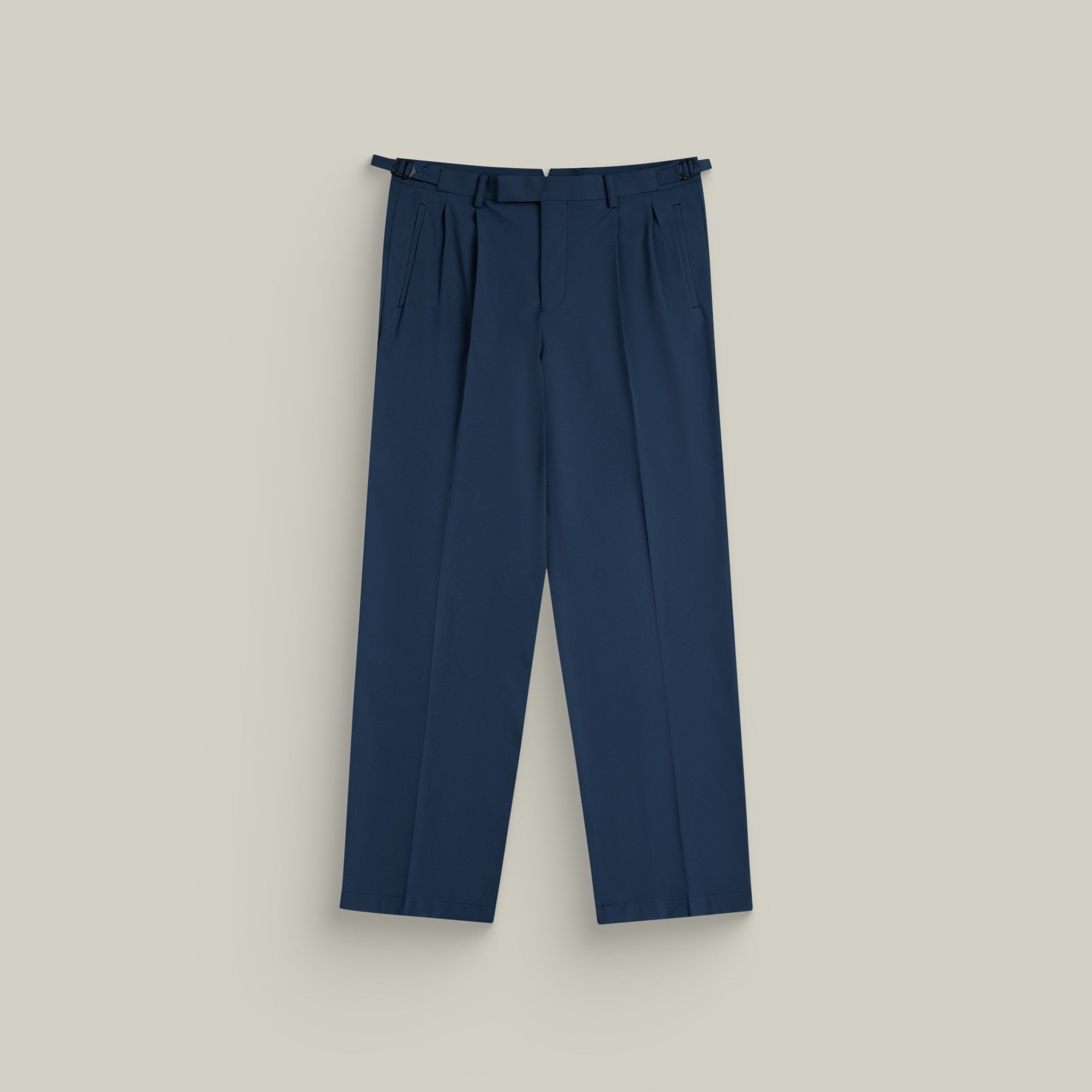 Wide Leg Ford FlexTech Trouser model Matteo in Marina