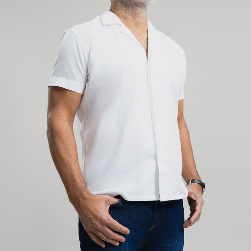 Allgood Men's Linen Long Sleeve Shirt - White