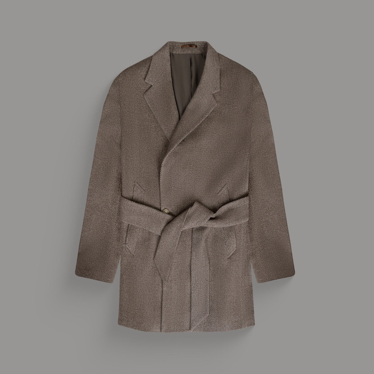 Tags:(6'0"|180 lbs) Bespoke custom linen men's suit los angeles model Tyler in  Brown