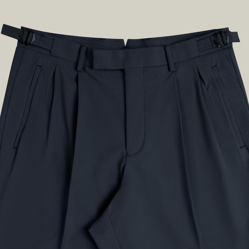 Wide Leg Ford FlexTech Trouser model Matteo in Charcoal