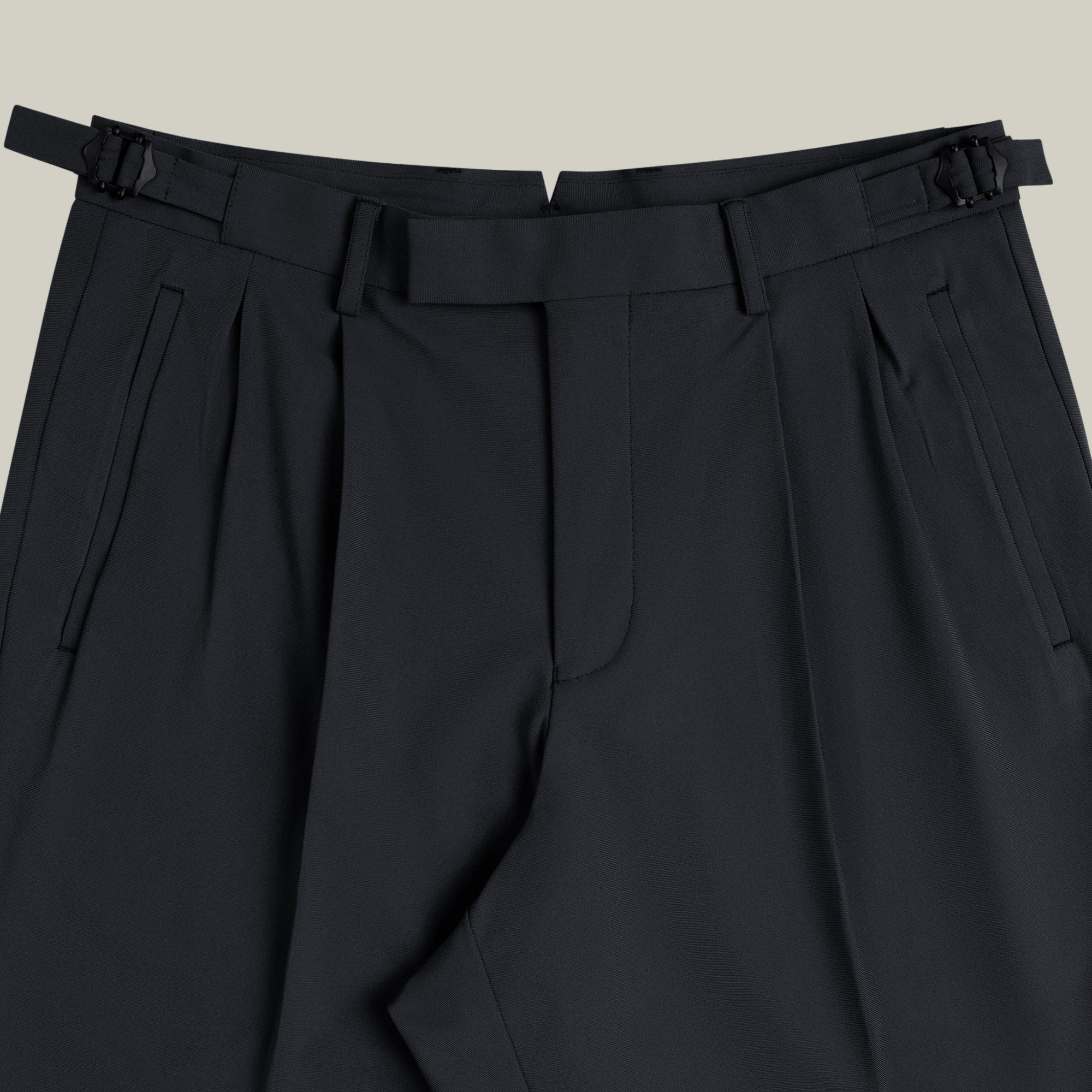 Wide Leg Ford FlexTech Trouser model Matteo in Black