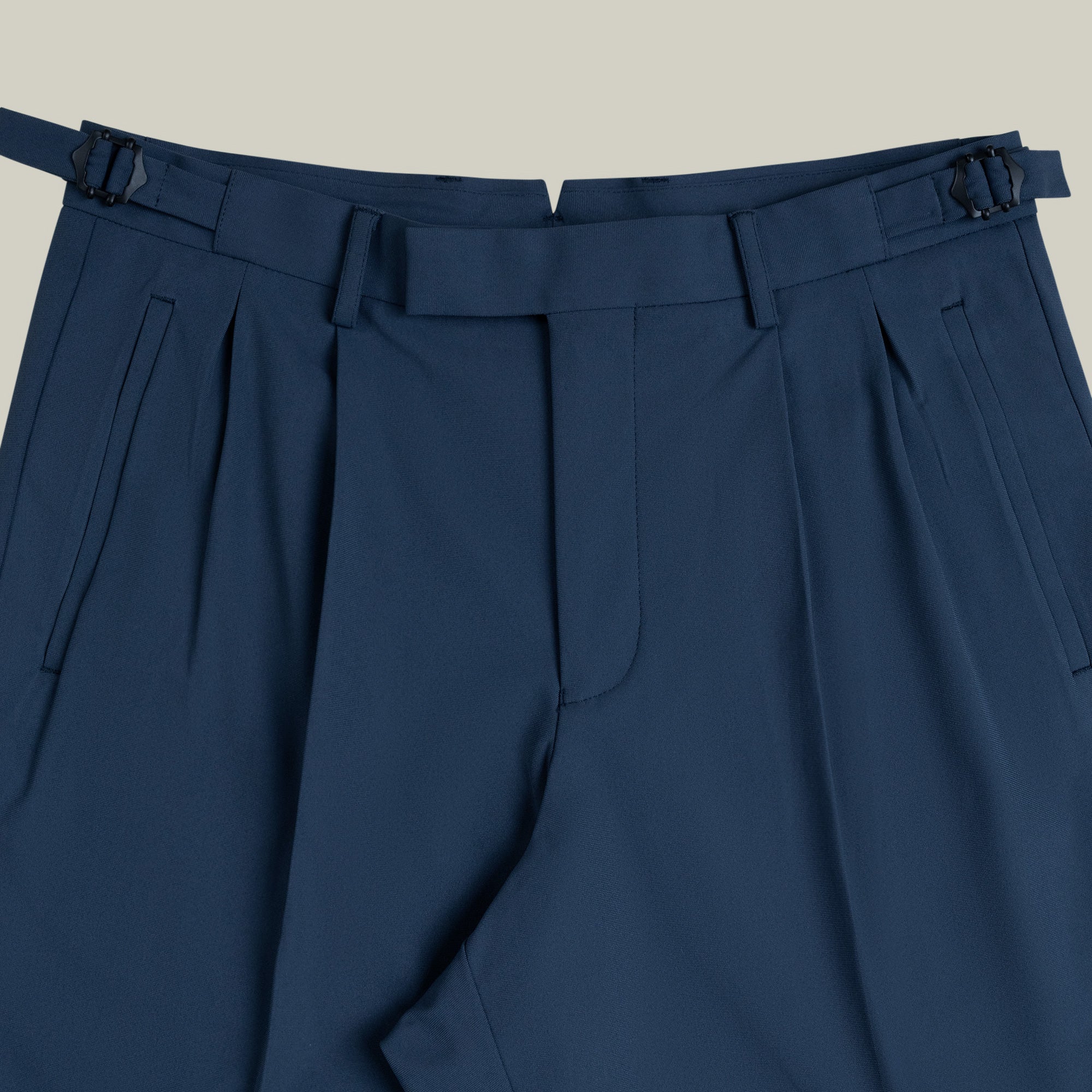 Wide Leg Ford FlexTech Trouser model Matteo in Marina