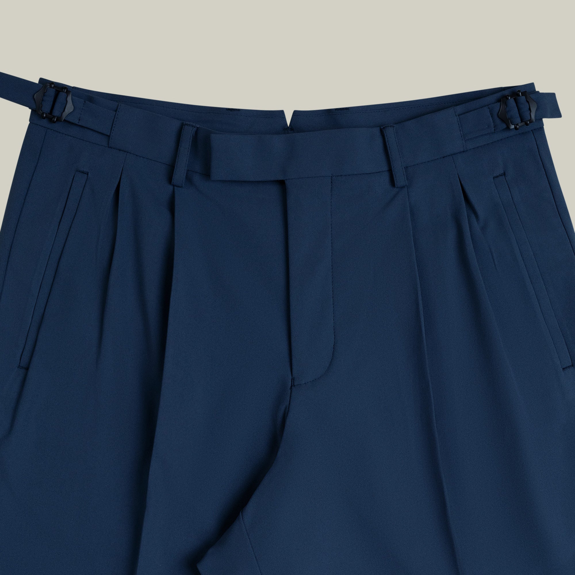 Wide Leg Ford FlexTech Trouser model Matteo in Nautical Blue