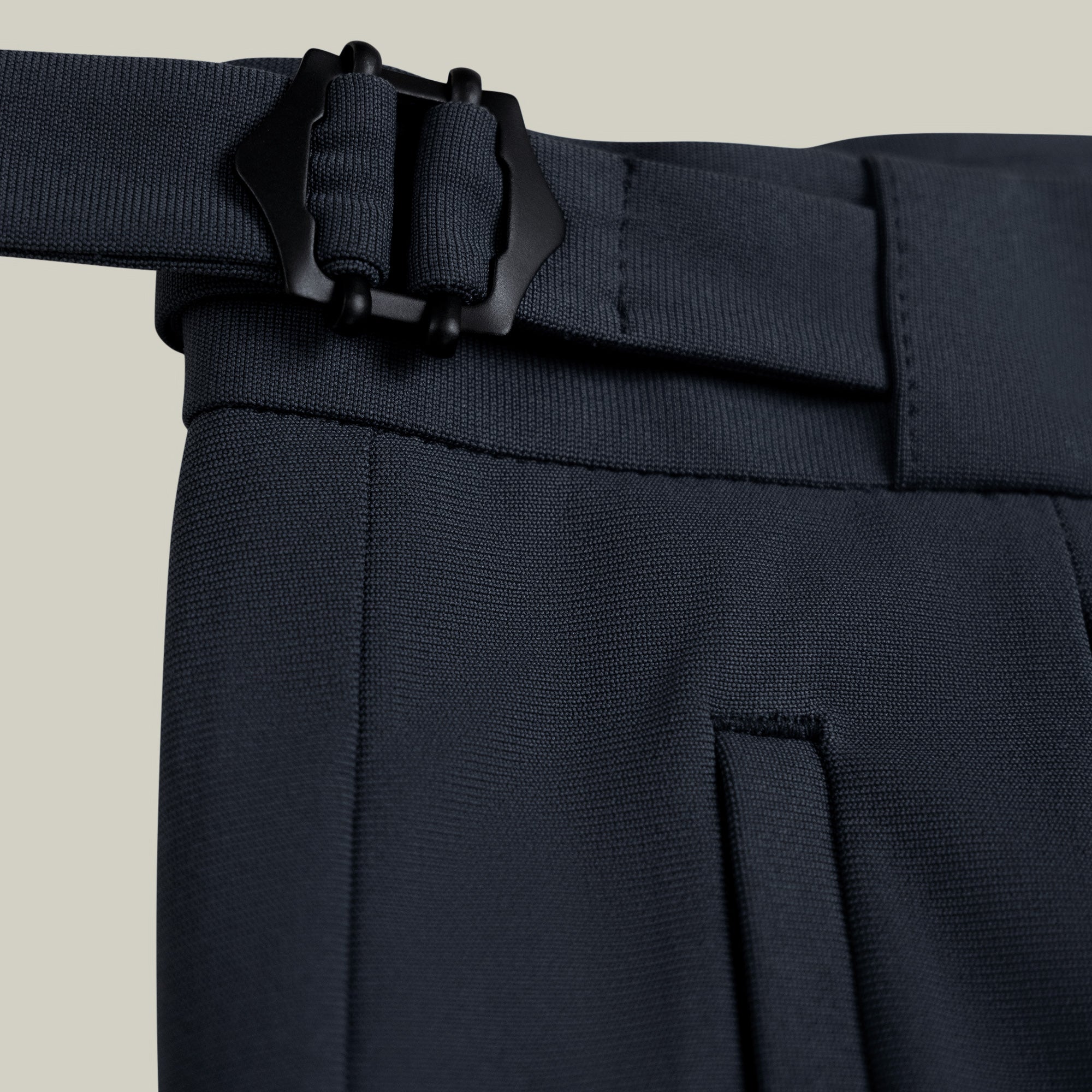 Wide Leg Ford FlexTech Trouser model Matteo in Charcoal