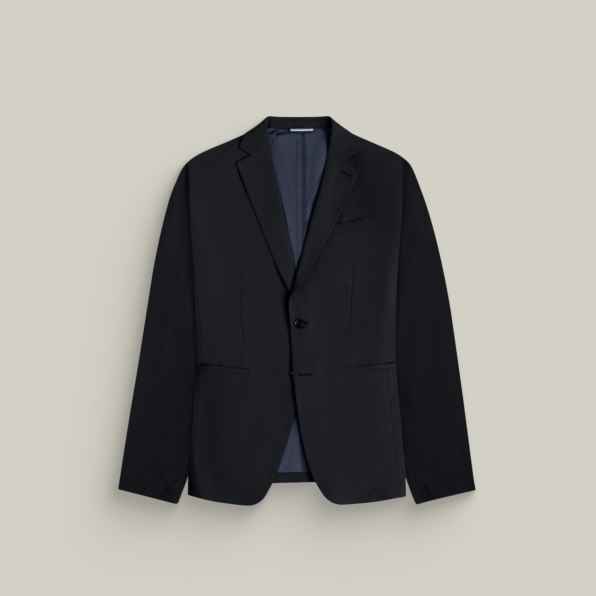 Tags:(6'1"|165) Bespoke custom athleisure technical athletic stretch suit los angeles model Jessey in Black