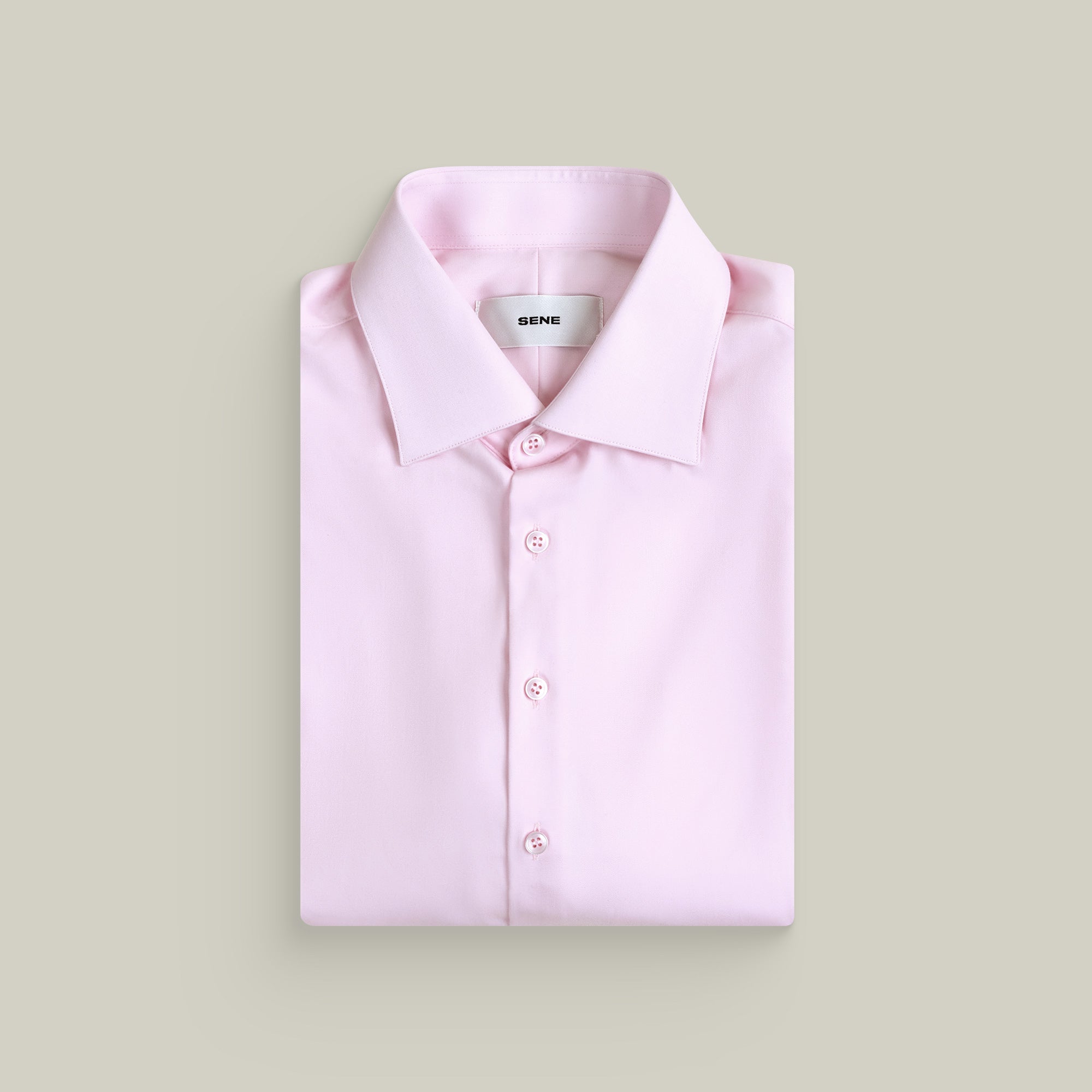 Tags:(6'1"|165) Custom Bespoke Tailored Spread Shirt model Jessey in Pink BreezeTech