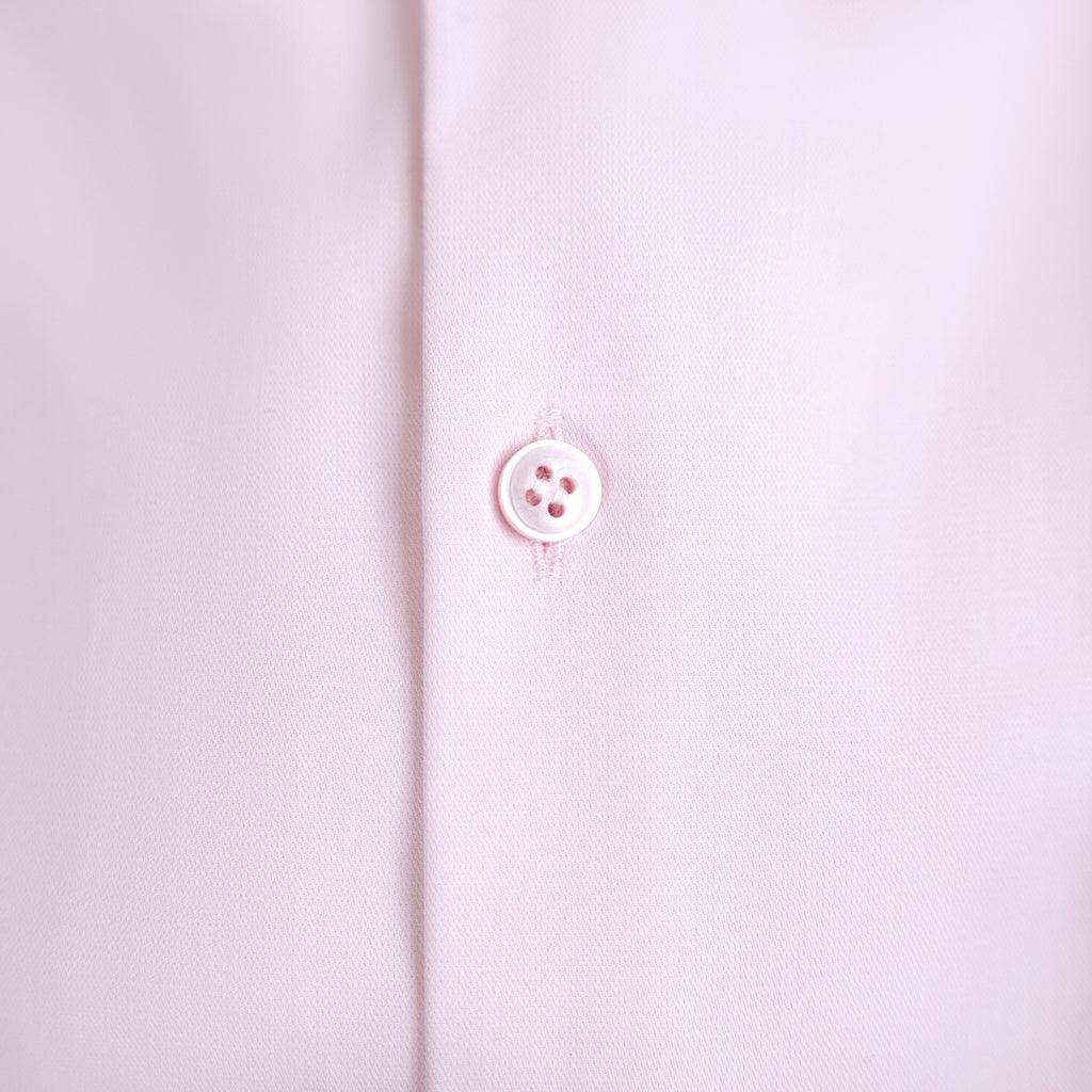 Tags:(6'1"|165) Custom Bespoke Tailored Spread Shirt model Jessey in Pink BreezeTech
