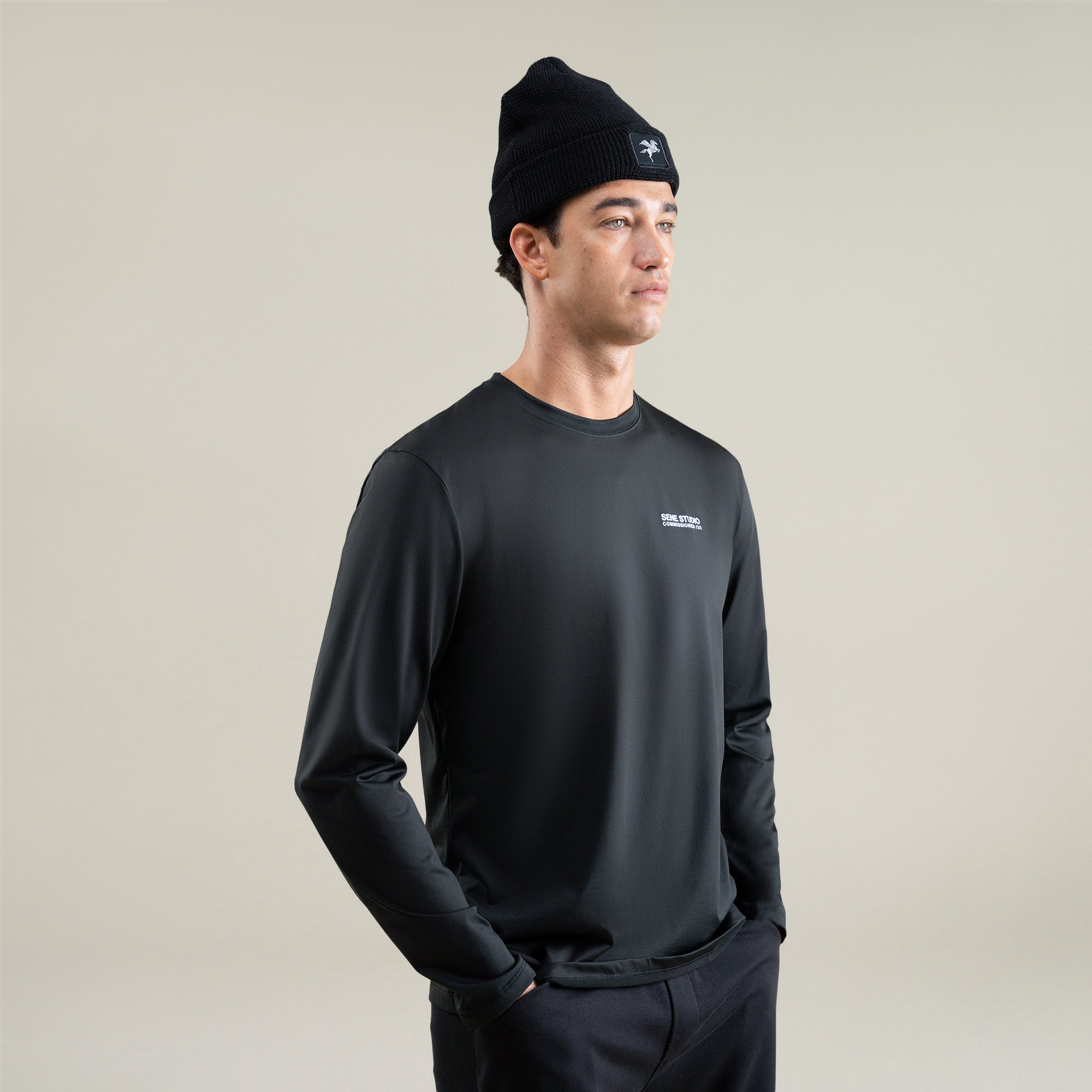 Tags:(Large | 6'1" - 165) Custom t-shirt tee model Jessey in Black