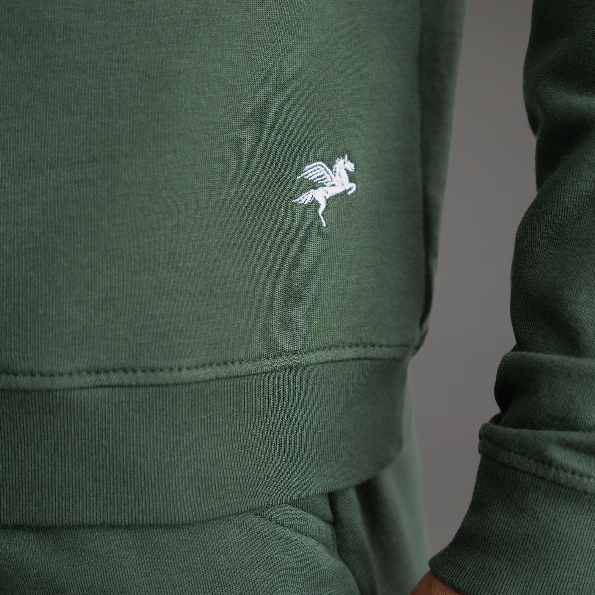Tags:(6'0" - 180 lbs|Large) custom pullover model Tyler in Moss