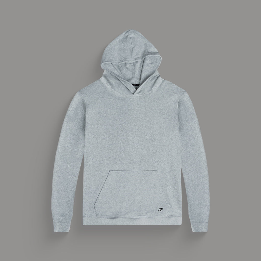 Tags:(6'0" - 180 lbs|Medium) custom hoodie model Tyler in Heather Gray