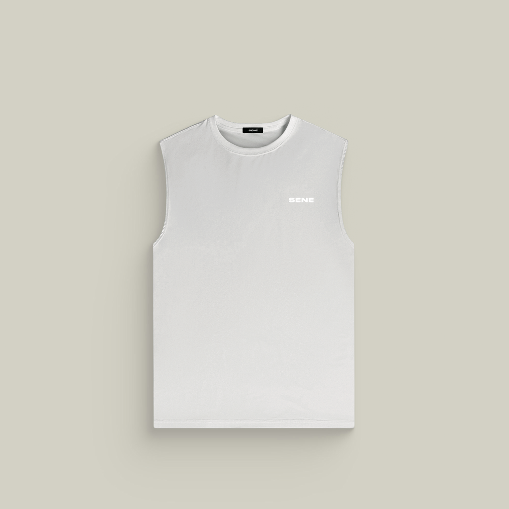CoolTech Tank Top model Matteo in Polar