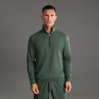 Cumulus Quarter Zip - Moss