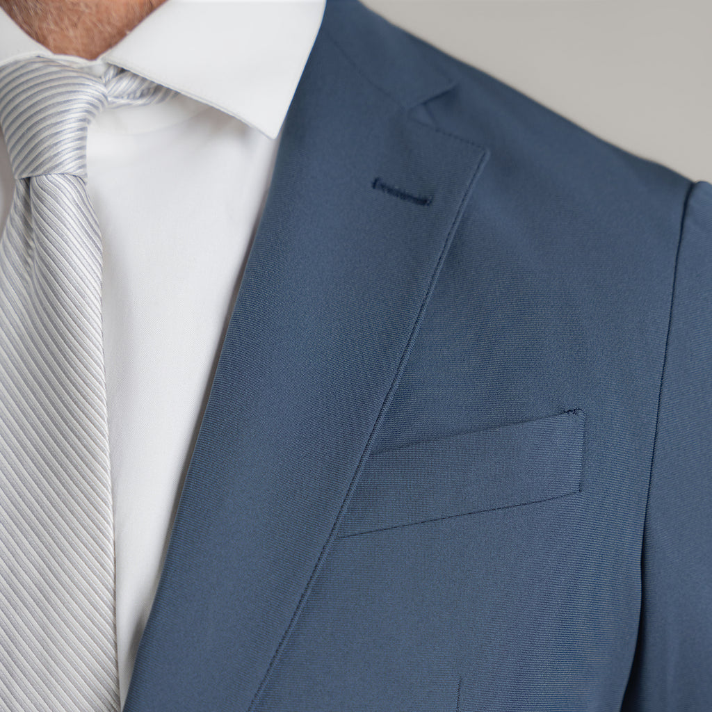 Bespoke custom athleisure technical men's suit los angeles model Guillermo in Marina