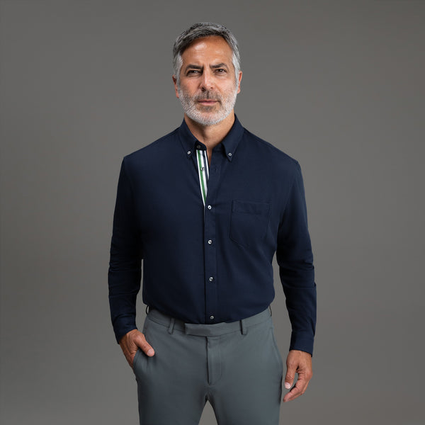 Stretch Oxford Mercer Shirt (Ribbon)