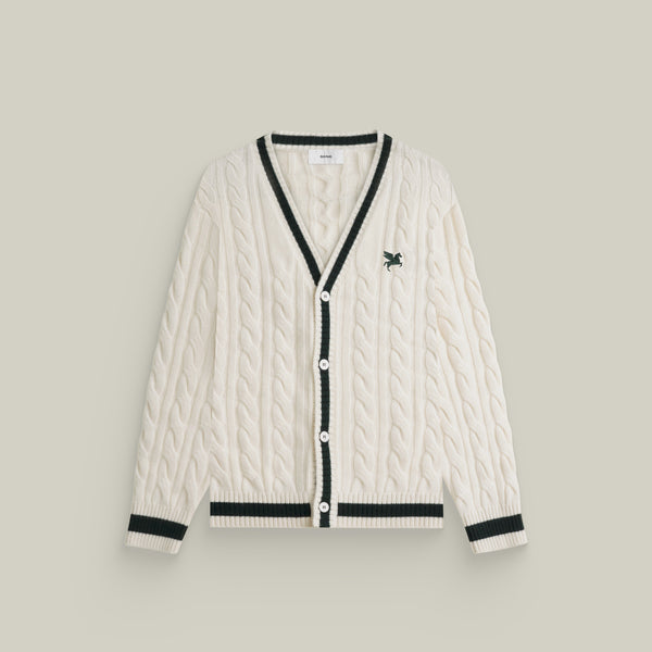 Cashmere Cableknit Cardigan