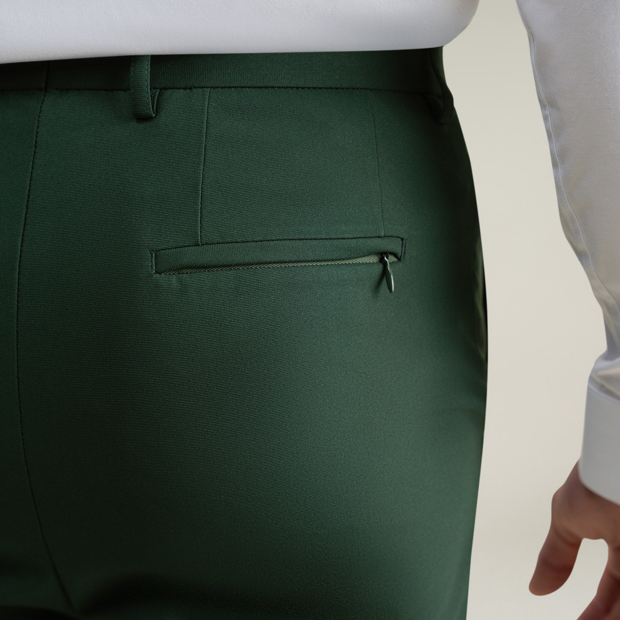 Tags:(6'1"|165) bespoke custom trousers pant chino performance technical model Jessey in Pine Grove