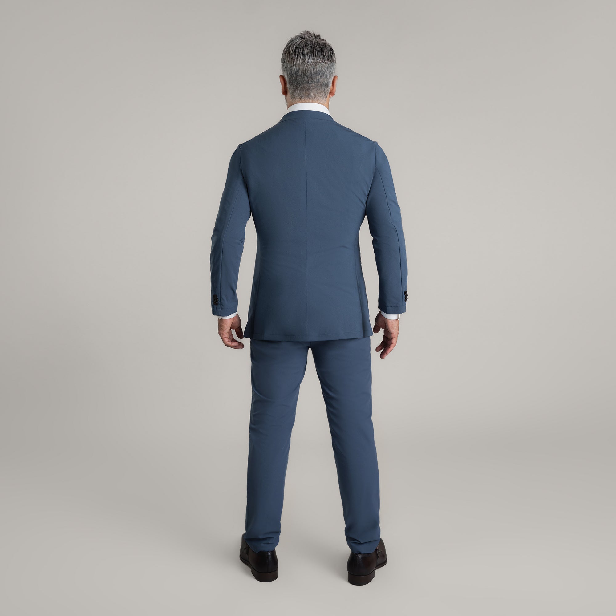 Bespoke custom athleisure technical men's suit los angeles model Guillermo in Marina