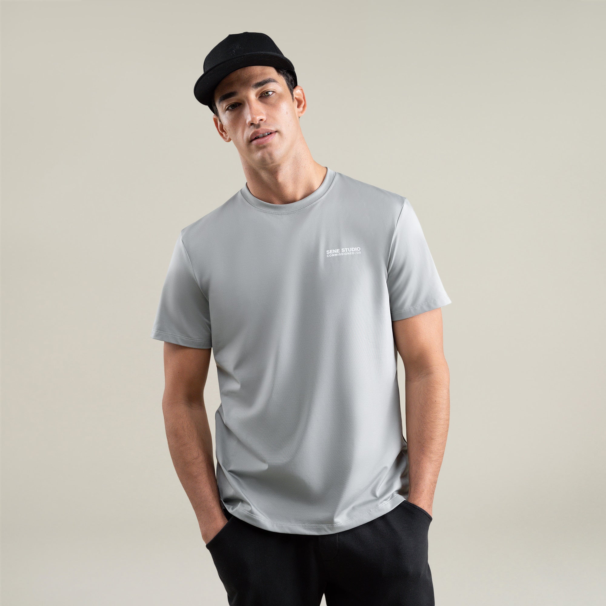 Tags:(Large | 6'1" - 165) Custom t-shirt tee model Jessey in Glacier