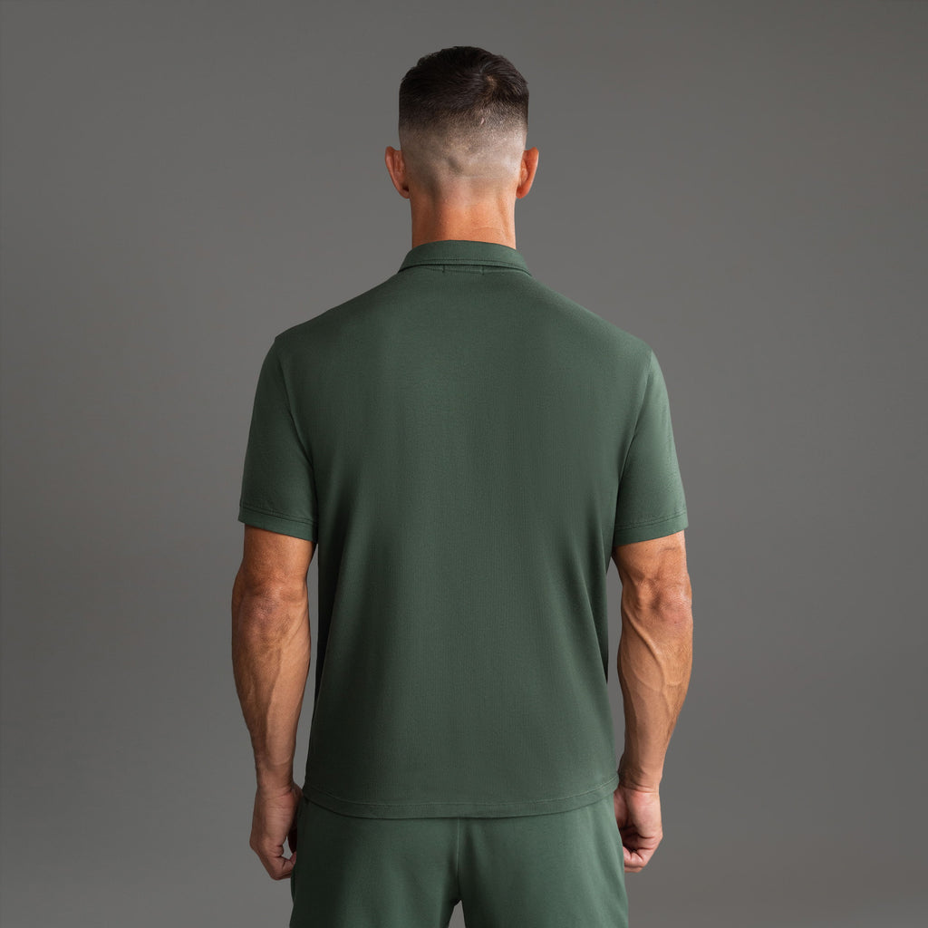 Tags:(6'0" - 180 lbs|Medium) custom t-shirt tee model Tyler in Moss