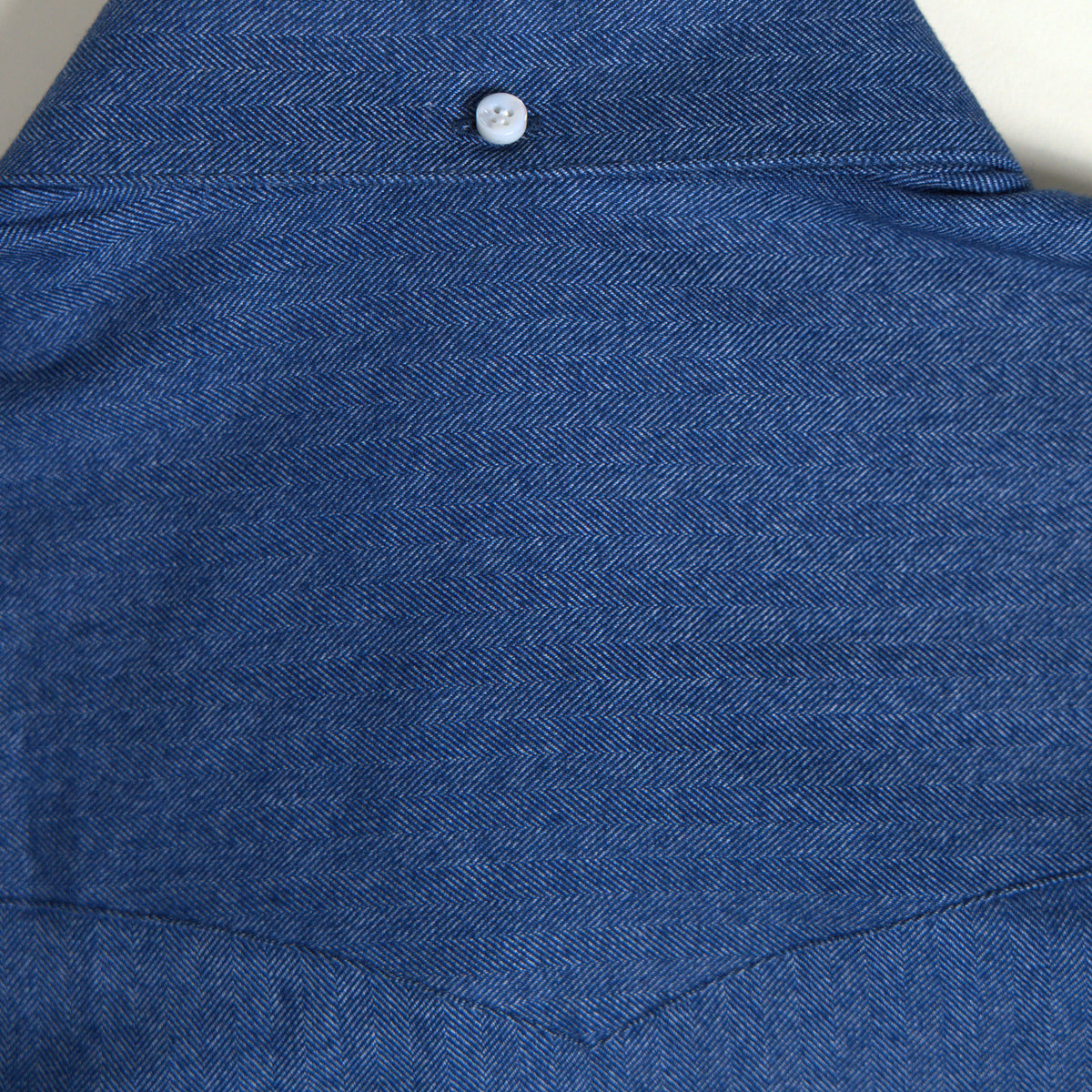 Estate Western Shirt model Tyler in Atlantic Blue
