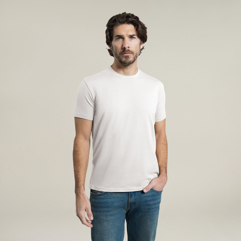 Cloud Crew T-Shirt model John in Bone