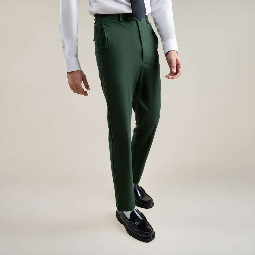 Tags:(6'1"|165) bespoke custom trousers pant chino performance technical model Jessey in Pine Grove