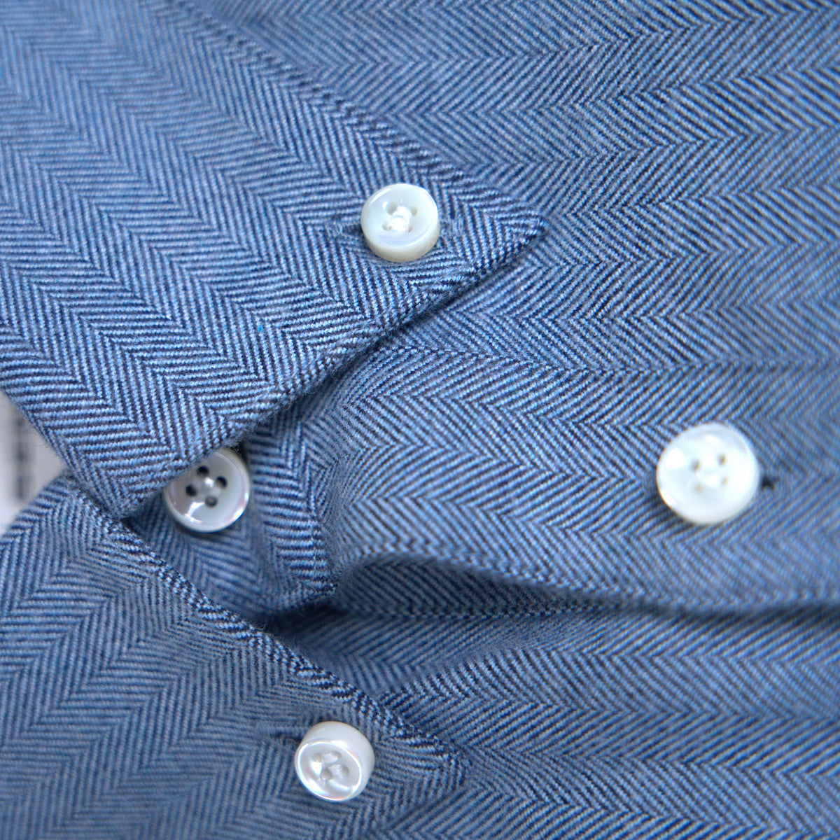 Estate Western Shirt model Tyler in Sierra Blue