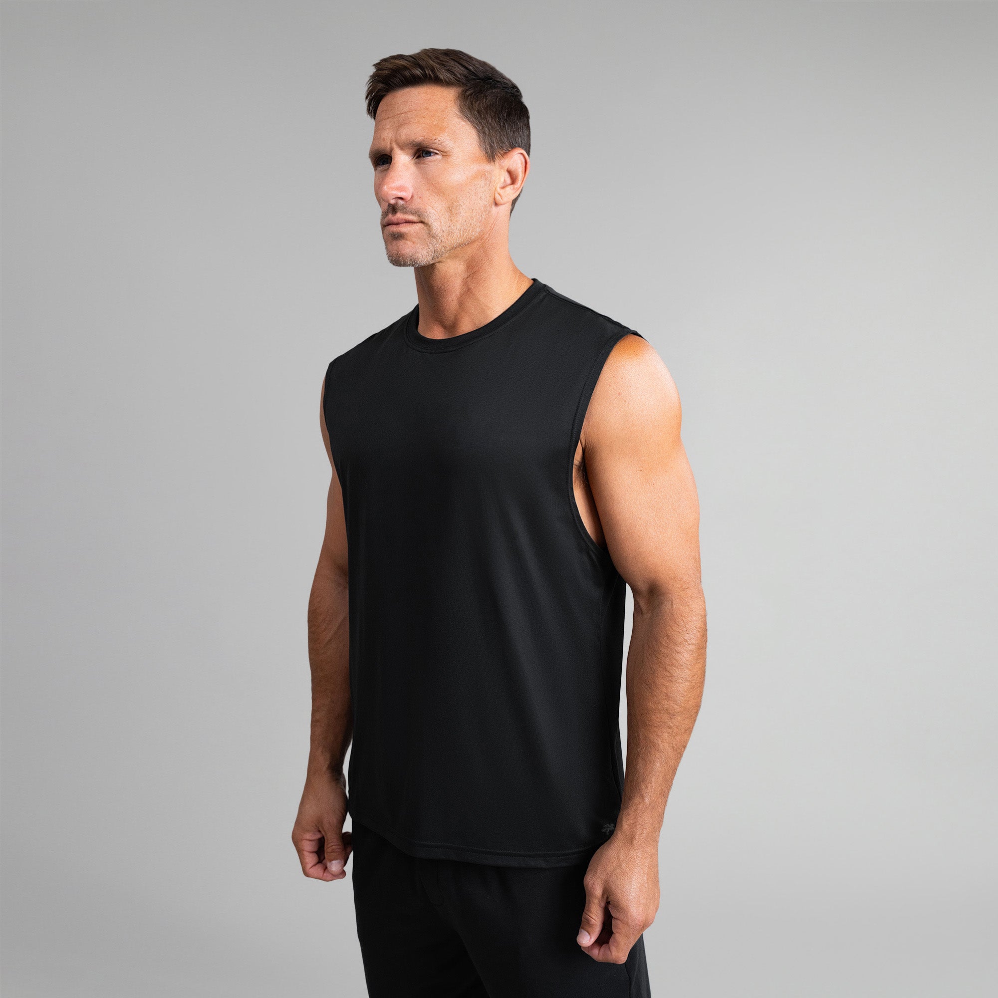 Tags:(6'0"|180 lbs) Custom tee model Tyler in Black