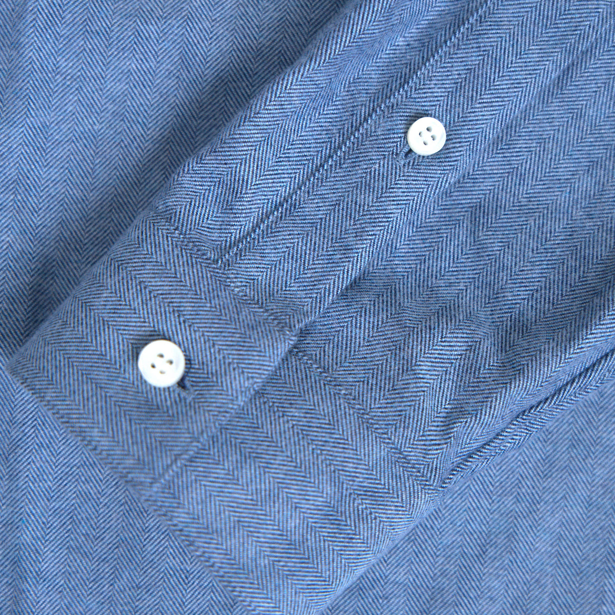 Estate Western Shirt model Tyler in Sierra Blue