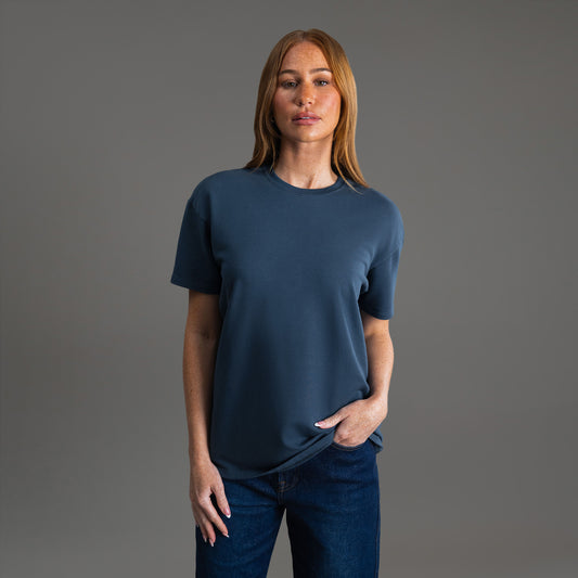 Tags:(Small - 5'9") custom t-shirt tee model Kelsey in Deep Sea
