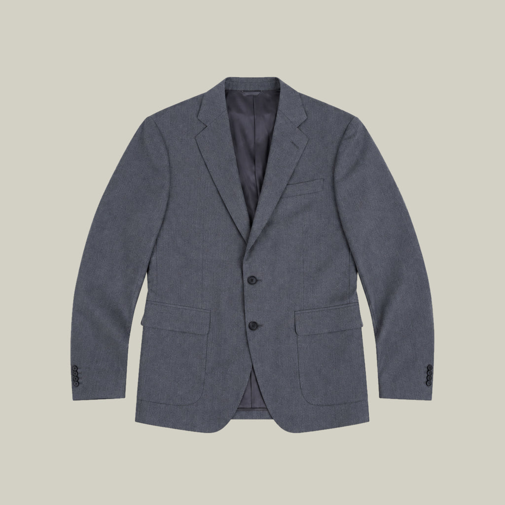 Arden Blazer model Tyler in Granite