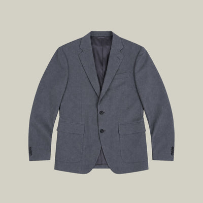 Arden Blazer model Tyler in Granite