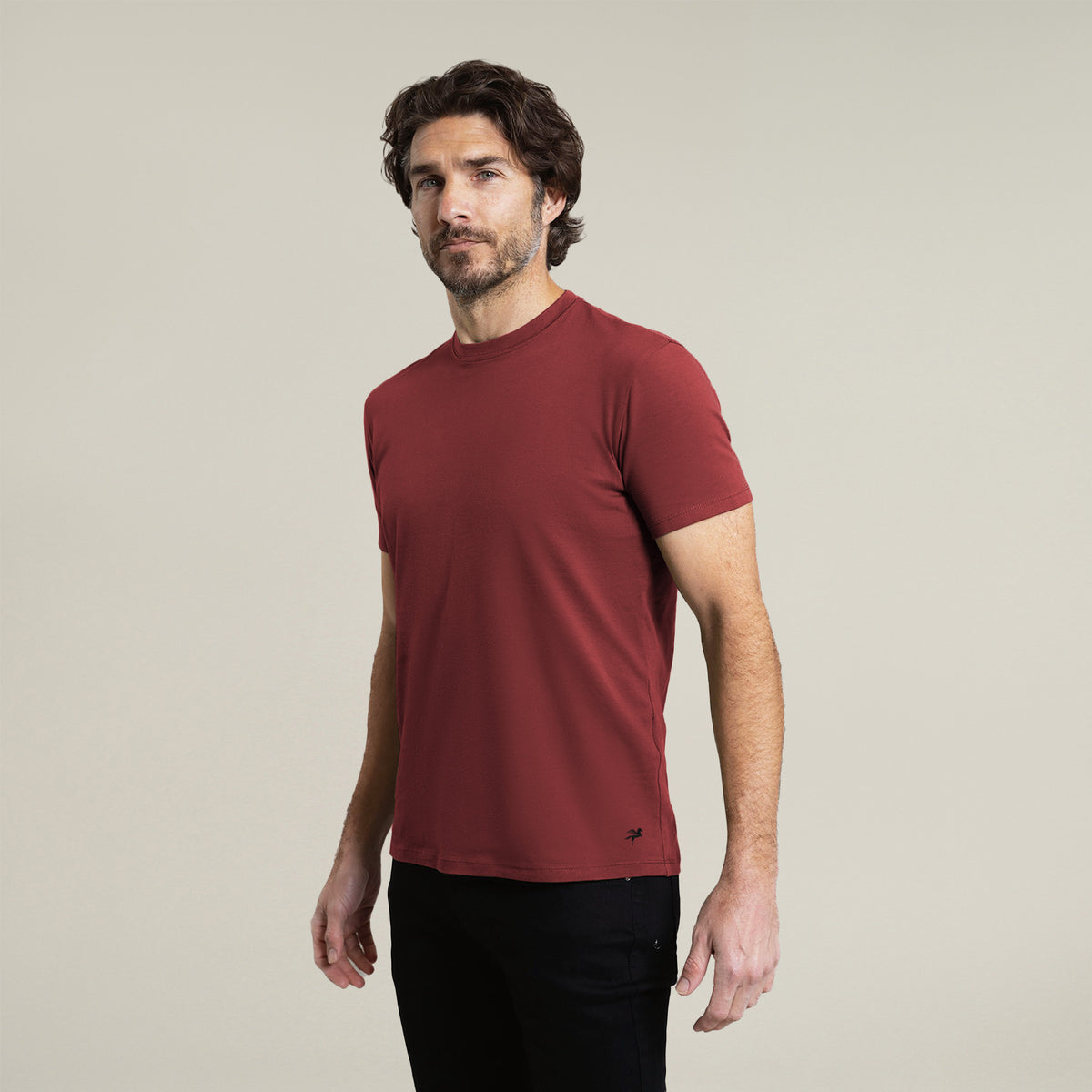 Cloud Crew T-Shirt model John in Maroon